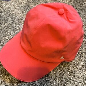 lululemon pink coral athletic visor